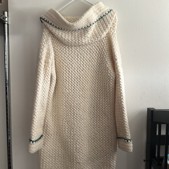 Stunning crochet jacket cardigan with hood. Handmade - Picture 5 of 8